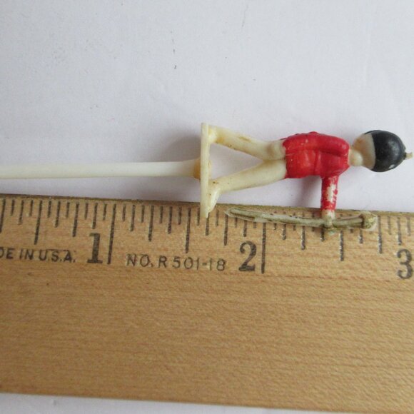 17 pc Christmas Cupcake Picks Santa Heads,  Soldiers, Candle Holders + Spir-It - Picture 9 of 15